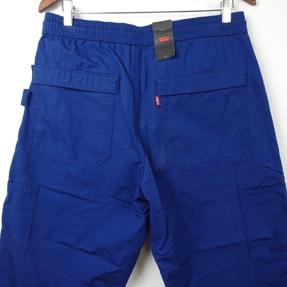 Levi's Marine Carpenter Pants Men's Size M Blue Canvas Loose Fit - Picture 6 of 10